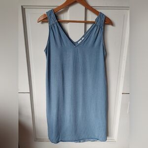 Denim Slip Dress